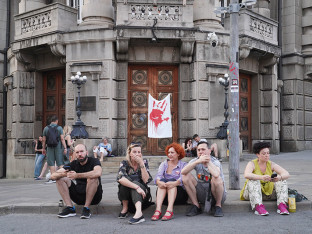 Prekinuta blokada raskrsnice ispred Vlade Srbije
