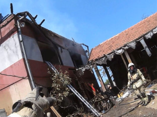 Izgorjela kuća u prijedorskom naselju (FOTO)