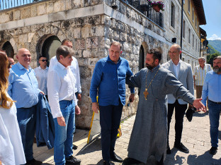 Dodik u Višegradu sa Blagojevićem