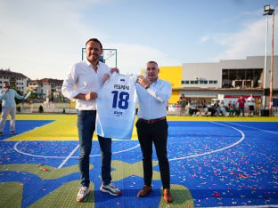 Željko Rebrača svečano otvorio novi Mozzart teren na Palama
