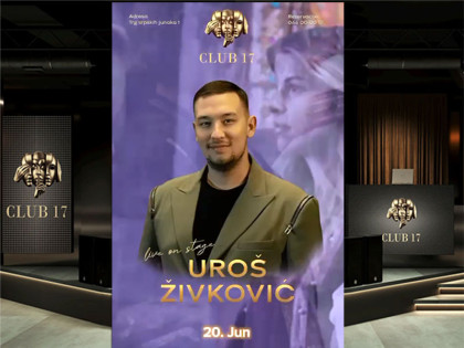 Magija ljetnje noći uz Uroša Živkovića u Clubu 17 Banjaluka