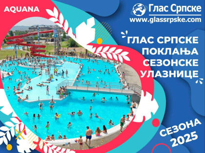 "Glas Srpske" poklanja pet sezonskih ulaznica za banjalučki vodeni park "Akvana"
