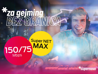 Za gejming bez granica: Supernova donosi Super NET MAX paket