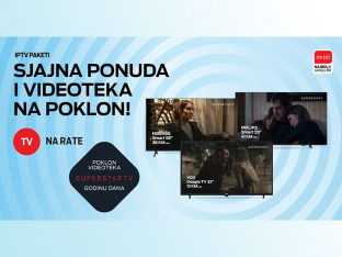 Ljeto uz m:tel TV pakete - Superstar videoteka na poklon i televizori na rate