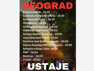Studenti nastavljaju proteste – blokade i šetnje gradom