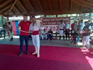 Mladen Tomić najbolji kosac na Balkani