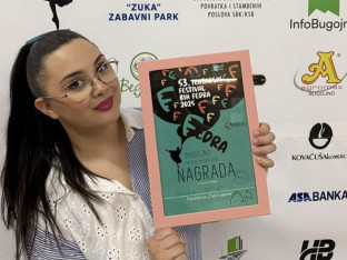 Milica Petković proglašena glumicom večeri festivala FEDRA