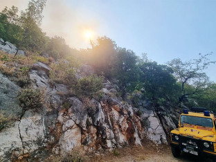 Пожари не пријете кућама у селима Добромани и Јасен