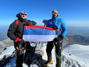 Застава Српске на крову Европе, све као подршка јавној кухињи