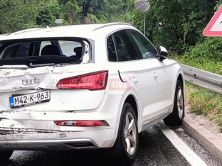 Dok je gasio "tuđi" požar, kamion udario u auto u kojem je bila njegova ćerka