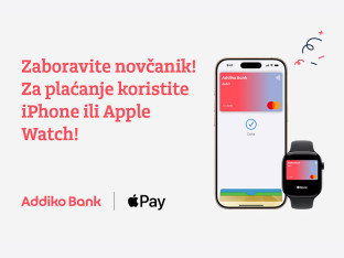 Addiko Bank donosi Apple Pay svojim klijentima