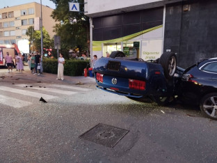 Strašan sudar u centru Banjaluke (FOTO)