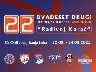 Banjaluka domaćin 22. memorijalnog turnira "Radivoj Korać"