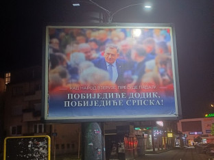 Bilbordi podrške Dodiku u Bijeljini