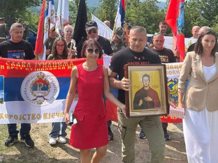 Икона новомученика Јевгенија у Храму Светог Николаја у Јаворанима