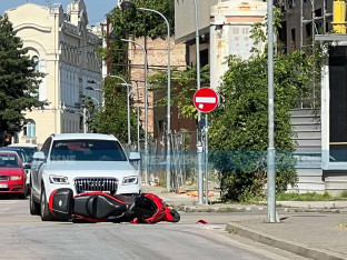 Sudar automobila i motocikla u centru Banjaluke
