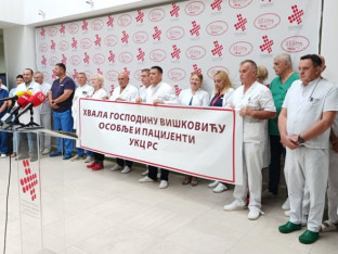 Iz UKC-a se zahvalili Viškoviću na podršci