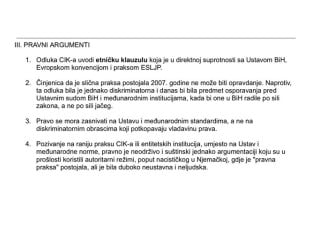 Иван Бегић тражи оцјену уставности одлуке ЦИК-а о пријевременим изборима
