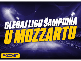 Liga šampiona uz navijačku atmosferu i specijalne akcije u Mozzartu!