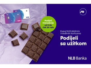 NLB bankarstvo još jednostavnije - podijelite transakcije do čak 24 rate putem NLB mKlik aplikacije