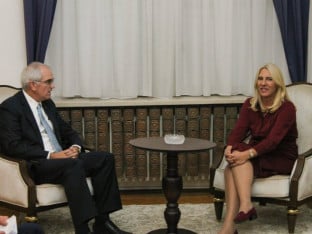 Cvijanovićeva sa novoimenovanim šefom OEBS-a