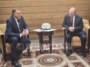 O čemu su razgovarali Dodik i Putin u Sočiju