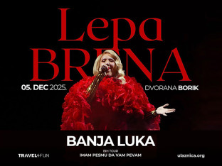 Lepa Brena dolazi u Banjaluku – Spektakl "Imam pesmu da vam pevam" u dvorani Borik!