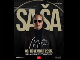 Saša Matić u Dvorani Borik 8. novembra: Veče emocija i hitova