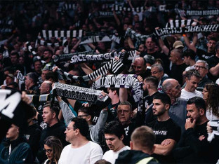 Evroliga kaznila Partizan zbog navijača