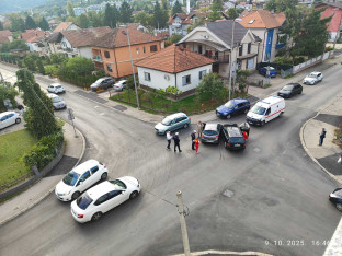 Saobraćajna nezgoda u Obilićevu