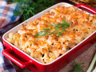 Recept dana:  Zapečena tjestenina s lukom i sirom