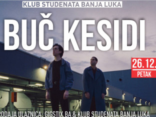 Bendovi "M.O.R.T." i "Buč Kesidi" u Klubu studenata Banjaluka
