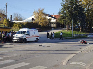 Pješak povrijeđen u naletu mopeda
