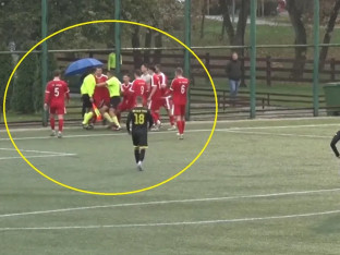 Novi skandal u srpskom fudbalu: Prebijen sudija! (VIDEO)
