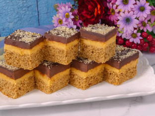 Posne orah kocke bez mlijeka i jaja: Sočne, i prepune čokolade