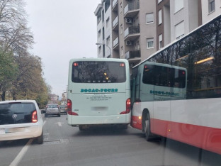 Sudar dva autobusa u Banjaluci