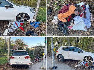 Banjica u šoku: Kako je vozač „Golfa“ izgubio kontrolu i udario pješake (VIDEO)