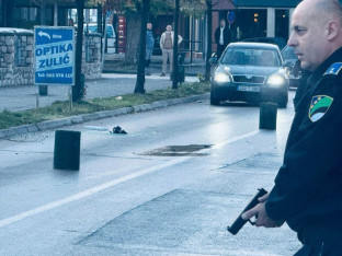 Pljačkaši iz Kalesije zapalili automobil
