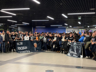 "Grobari" čekaju Obradovića, njegov let najpraćeniji na planeti