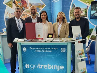 Туристичка организација Требиња добитник Велике златне медаље Новосадског сајма
