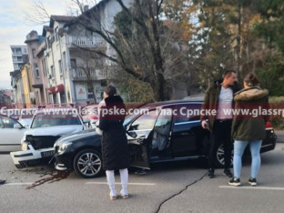 Saobraćajka kod banjalučke dvorane "Centar" (VIDEO)