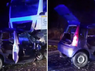 Sudar kamiona i automobila, poginula jedna osoba