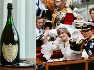 Na prodaju boca šampanjca sa vjenčanja Dajane i Čarlsa