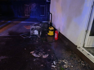 Požar u frizerskom salonu u Banjaluci (FOTO)