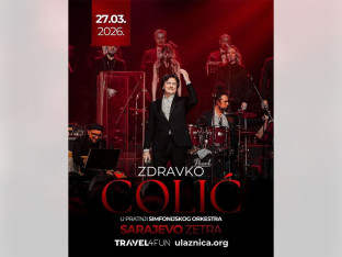 Zdravko Čolić se 27. marta vraća u Sarajevo: Muzički spektakl uz veliki simfonijski orkestar
