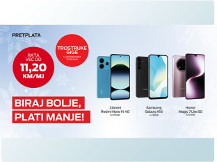 Бирајте боље, платите мање – изаберите Honor, Xiaomi или Samsung из нове m:tel понуде