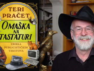 Zbirka publicističkih tekstova "Omaška na tastaturi" legendarnog Terija Pračeta