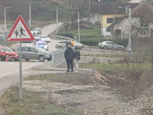 Udes u Banjaluci - gužva u saobraćaju