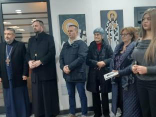 Отворена изложба школе иконописа „Путевима Светог Саве“