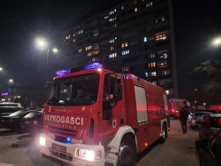 Požar u stanu na 9. spratu zgrade